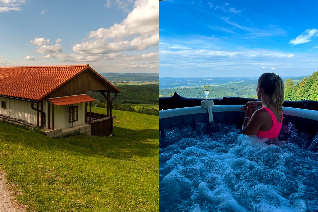 Apartmán se soukromou vířivkou na terase